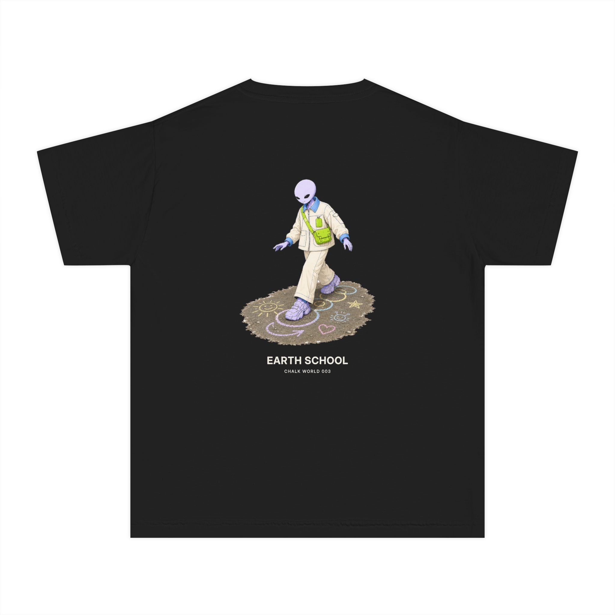 Y-WGH Earth School™ Chalk World Tee 003