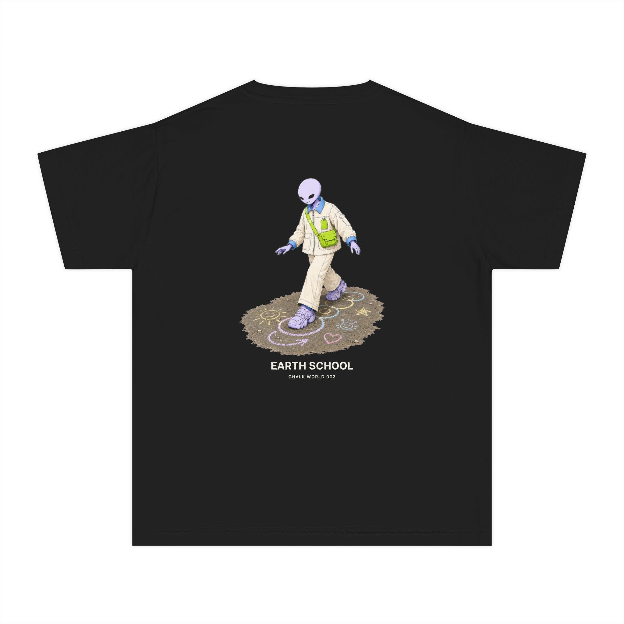 Y-WGH Earth School™ Chalk World Tee 003