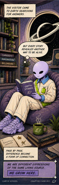 WGH Earth School™ Chapter Card 001 — Friendly Visitor