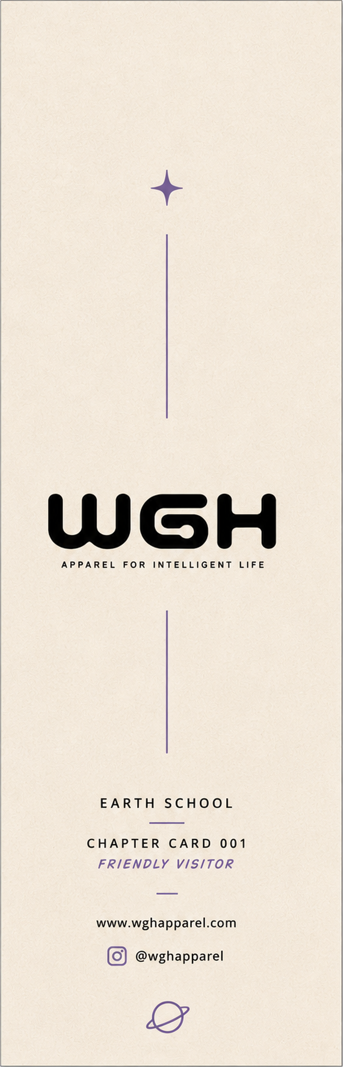 WGH Earth School™ Chapter Card 001 — Friendly Visitor