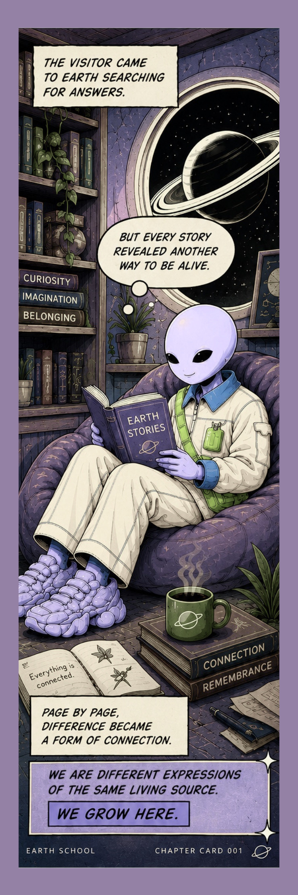 We Grow Here™ Chapter Card 001 | Bookmark