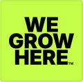 We Grow Here™ Signature | Vinyl Sticker