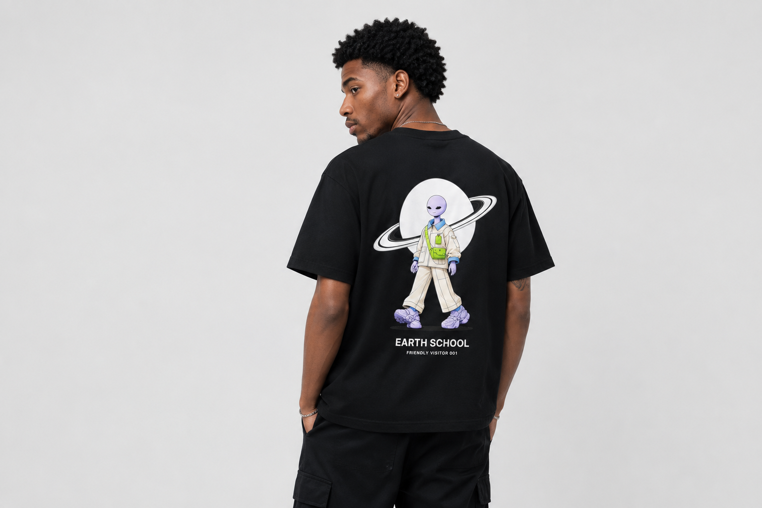 WGH Earth School™ Friendly Visitor Tee 001