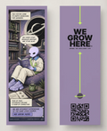 We Grow Here™ Chapter Card 001 | Bookmark