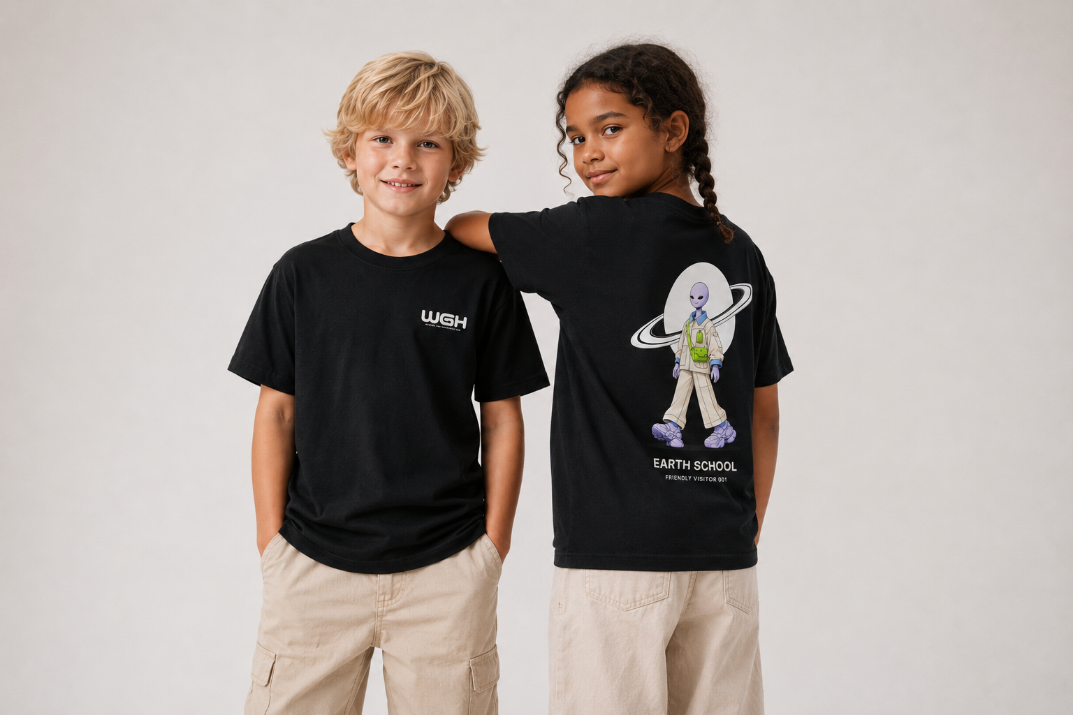 Y-WGH Earth School™ Friendly Visitor Tee 001