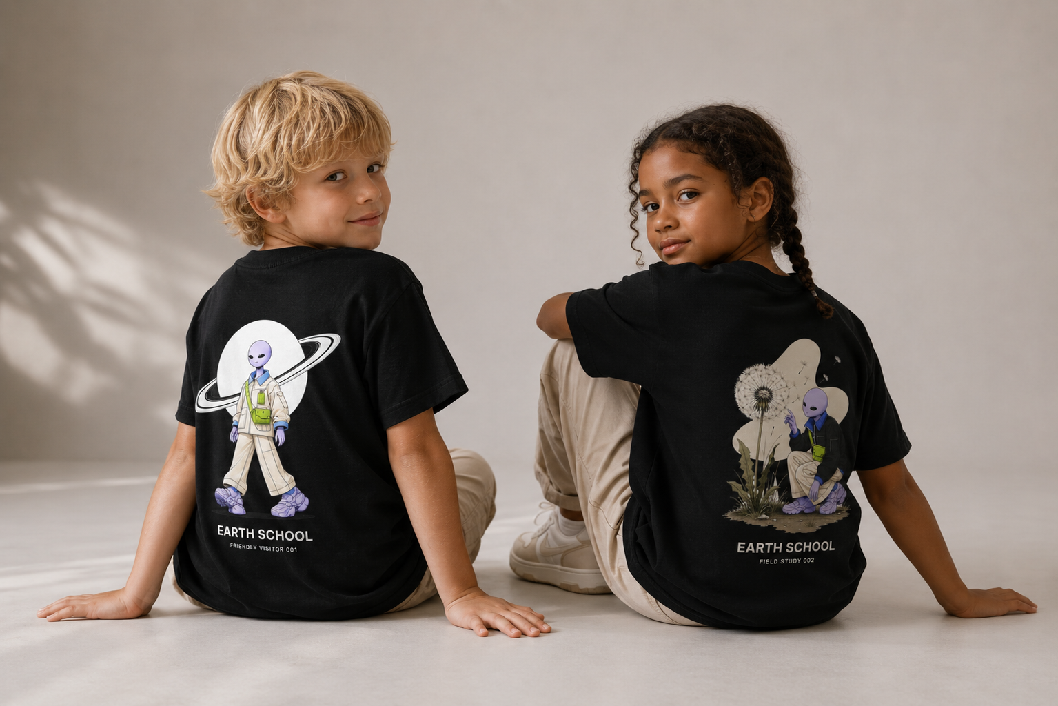 Y-WGH Earth School™ Friendly Visitor Tee 001
